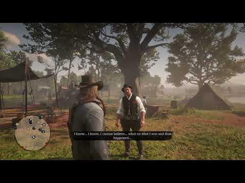 Dutch apologizing to Arthur for getting kidnapped by the O'Driscoll's. RDR2