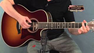 Video thumbnail for Taylor 716ce Grand Symphony Cutaway ES2 Acoustic-Electric Guitar Vintage Sunburst by Musician's Friend