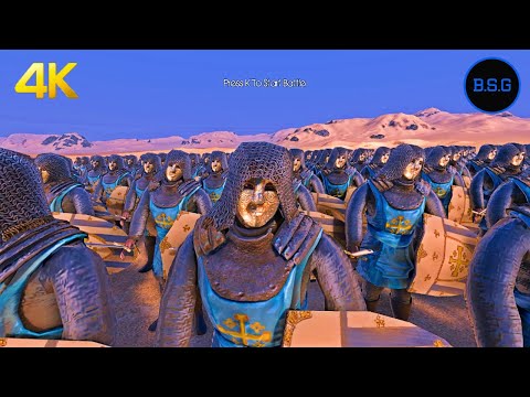 500 Leper Kings vs 3,000 Medieval ARMY - Ultimate Epic Battle Simulator UEBS 4K Video