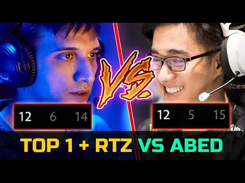 ABED VS ARTEEZY + TOP 1 MMR NA - CRAZY EG TEAMMATE BATTLE