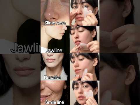 Gua sha face massage✨#guashamassage #guasha #facemassage #faceyoga
