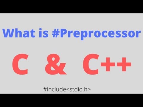what is preprocessor