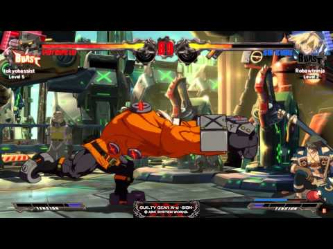 Guilty Gear Xrd Ranked Matches - tokyobassist (PO) vs Robawtninja (SI)