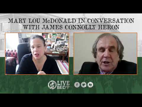 Mary Lou McDonald In Conversation with James Connolly Heron