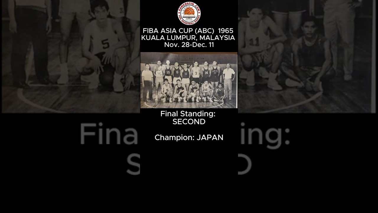 GameNatin.com's Classics - 1965 Philippine basketball team