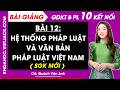 Bài 12. Hệ thống pháp luật và văn bản pháp luật Việt Nam