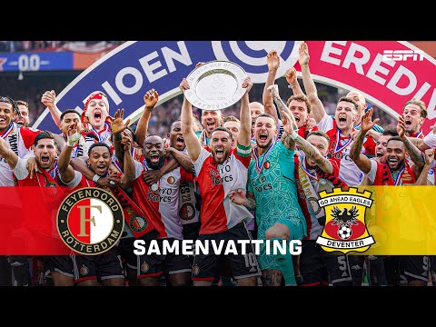 𝗨𝗜𝗧𝗚𝗘𝗕𝗥𝗘𝗜𝗗𝗘 𝗦𝗔𝗠𝗘𝗡𝗩𝗔𝗧𝗧𝗜𝗡𝗚 🤩 | Kampioenswedstrijd Feyenoord - Go Ahead Eagles 🏆