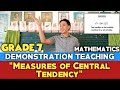 Grade 7 Demonstration Teaching Mathematics Pseudo Demonstration Teaching 13