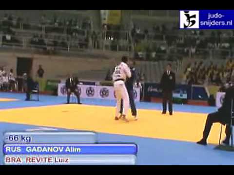 Judo 2009 Rio de Janeiro: Gadanov (RUS) - Revite (BRA) [-66kg].