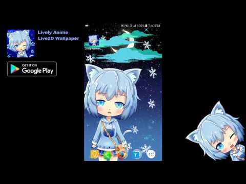 Cat Girl Anime Live Wallpaper Video