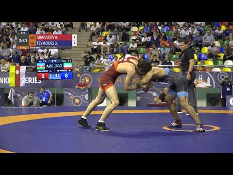 BRONZE FS - 79 kg: A. ABAKAROV (AZE) v. B. TEYMOURI (IRI)