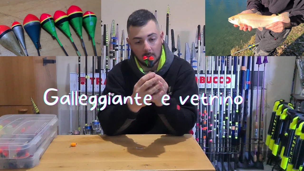 PESCA ALLA TROTA in LAGO - 🐡 GALLEGGIANTE e VETRINO {Montature in studio} 🔎 Clip 1