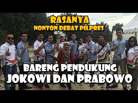 #VlogNews: Rasanya Nonton Debat Pilpres Bareng Pendukung Jokowi dan Prabowo