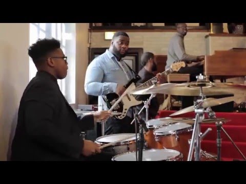 15-year-old Jaylan Crout Playing Drums in Church (Part 1) 