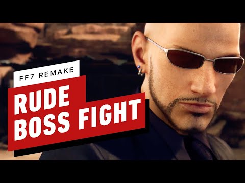 Final Fantasy 7 Remake Walkthrough - Rude Boss Fight