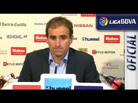 Rueda de Prensa de Arrasate tras el Real Valladolid (2-2) Real Sociedad - HD
