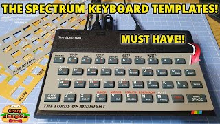 THE Spectrum Keyboard Templates - Lords Of Midnight, Elite etc MUST Have Accessory!