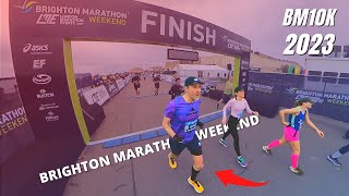 Brighton Marathon Weekend 2023 | BM10K | Race VLOG