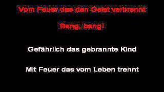 Rammstein - Feuer Frei! (instrumental with lyrics)