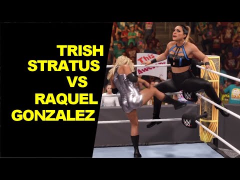 WWE 2K22 Trish Stratus vs Raquel Gonzalez - Knockout Match