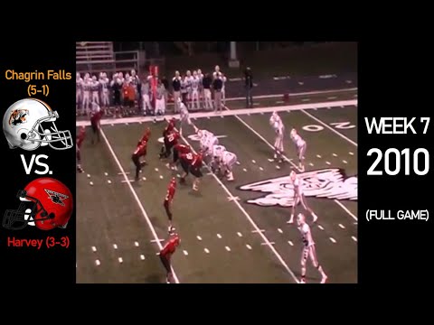 Chagrin Falls Tigers (5-1) vs. Harvey Red Raiders (3-3) - 2010 Ohio High School Football (FULL GAME)