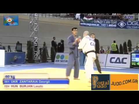 European Judo Championship Vienna 2010 -60kg Zantaraia (UKR)-Burjan (HUN)