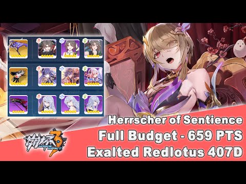 Honkai Impact 3 SEA - [Full Budget Gear] Exalted Redlotus 407D - Herrscher of Sentience