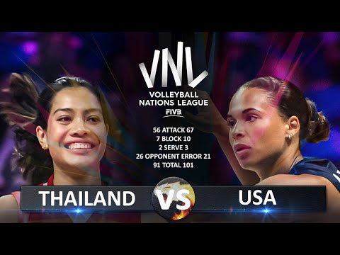 Thailand vs USA | Women's VNL 2025