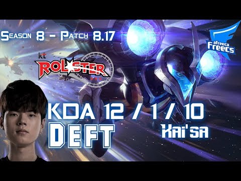 KT Deft KAI'SA vs JINX ADC - Patch 8.17 KR Ranked