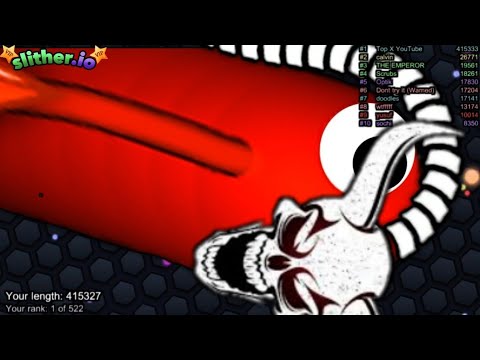 Slither.io A.I. Devil's King Vs Killer Snake - Epic Skin Slitherio Vip Devil Best Gameplay- Infinity