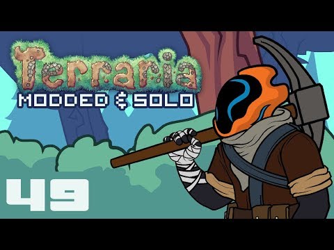 Let's Play Terraria 1.3.5.2 [Modded] - PC Gameplay Part 49 - Back To The Depths