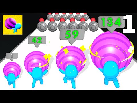 Belly Ball Runner - Level Up Ball Numbers (All Levels)