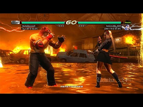 25 Lili Rochefort Vs King - Tekken 6 ( Uchiha x24 ) Gameplay Online PS3