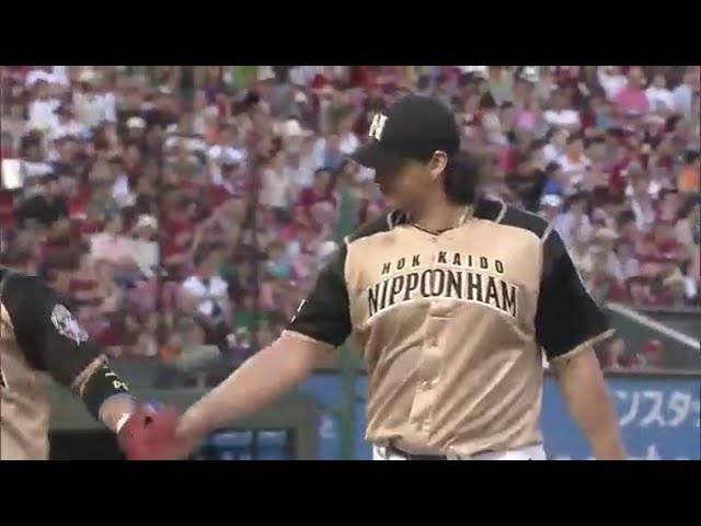 【5回裏】無死満塁!! 絶対絶命のピンチをファイターズ・メンドーサ 無失点で切り抜ける!!  2014/7/27 E-F