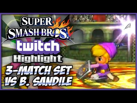 Super Smash Bros. 3DS: Set of 3 Matches VS ButterySandile