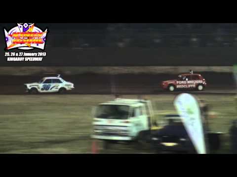 Junior Sedans - Heat 1 - Kingaroy Speedway - 15.12.12