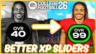Realistic XP Sliders For CFB 26 Dynasty Mode