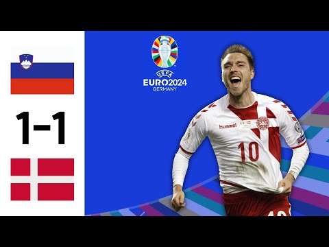 Slovenia vs Denmark 1-1 | All Goals & Highlights EURO 2024