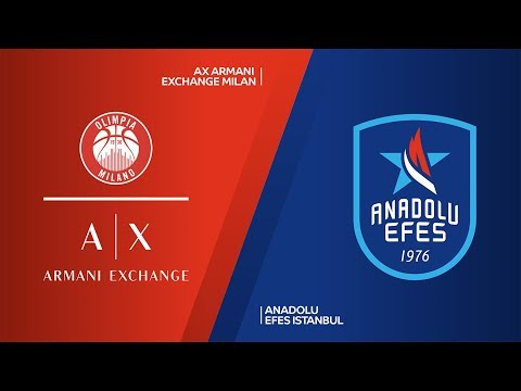Resumen del AX Armani Exchange Milán - Anadolu Efes Estambul | Euroliga, RS Jornada 10