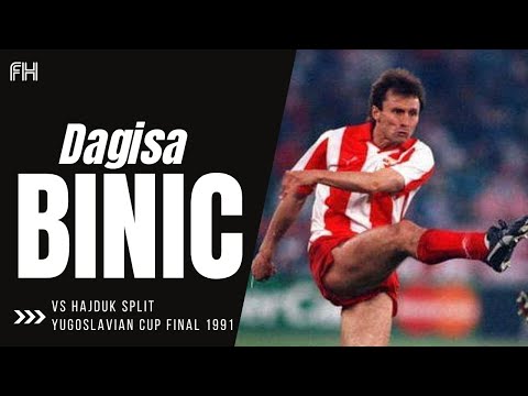 Dragisa Binic ● Skills ● Crvena Zvezda 0-1 Hajduk Split ● Yugoslavian Cup 1990-91