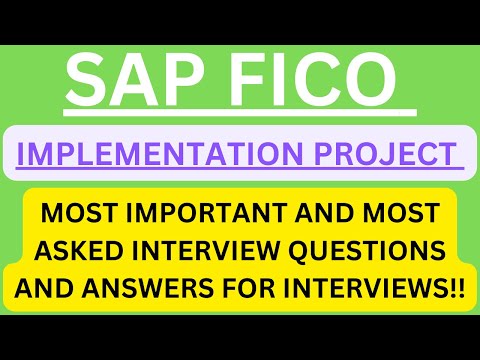 "SAP FICO Implementation Project", Most Asked Interview Q&A of IMPLEMENTATION PROJECT in SAP FICO !!