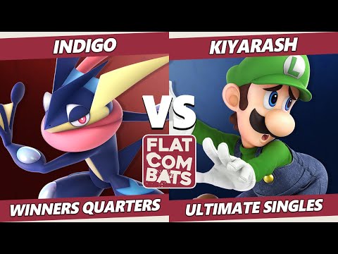 Flat Combats 5 Winners Quarters - Kiyarash (Luigi) Vs. Indigo (Greninja) SSBU Smash Ultimate