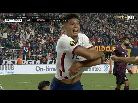 Miles Robinson's Goal | USA vs Mexico 1-0 | 2021 GOLD CUP Final