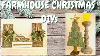 🎄FARMHOUSE CHRISTMAS DIYS - NEW DOLLAR TREE CHRISTMAS DIYS🎄