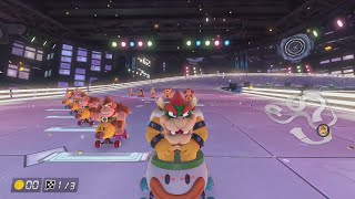 ゴリランドに迷い込んだクッパさんで走る回【毎日1時間マリオカート練習すると上手くなるのか@８８日目】マリオカート８DX