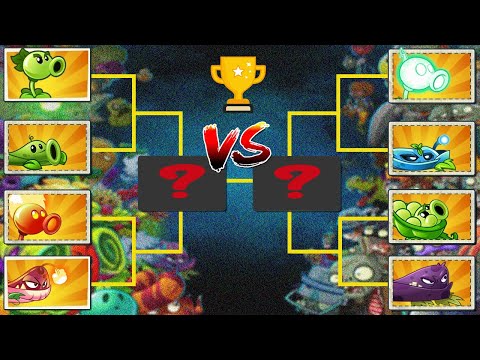 PvZ 2 Tournament Team PEAS vs Team Vine MAX Level Plants Battles - Who Will Win - Plants vs Plants