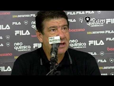 HD - Joel Santana após Botafogo 4x3 São Raimundo do Pará - 11/03/2010