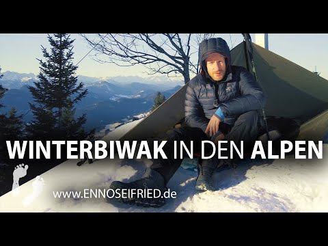 Vom Schneesturm überrascht - 2 Nächte Winterbiwak in den Bayerischen Alpen - Mangfallgebirge