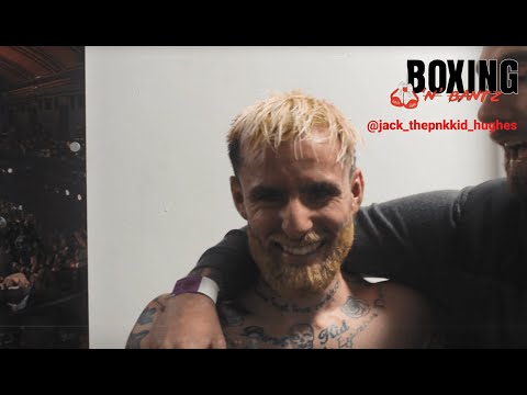 Boxer JACK HUGHES 'ECASTIC' after decision win at York Hall