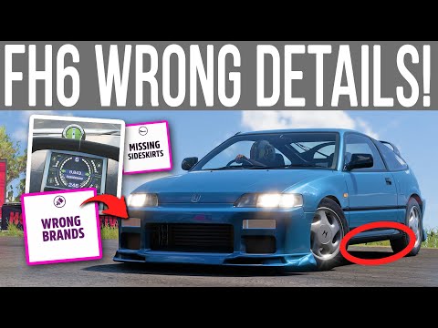 Forza Horizon 6 WRONG CAR Details That MUST be FIXED...